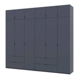 Шкаф для одежды Doros Лукас Графит 3+3 ДСП 270х50х240 DRS-011695 (42005117)