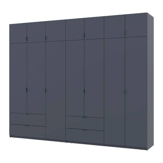 Шкаф для одежды Doros Лукас Графит 3+4 ДСП 295х50х240 DRS-011697 (42005125)