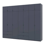 Шкаф для одежды Doros Лукас Графит 3+4 ДСП 295х50х240 DRS-011697 (42005125)