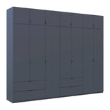 Шкаф для одежды Doros Лукас Графит 3+4 ДСП 295х50х240 DRS-011697 (42005125)