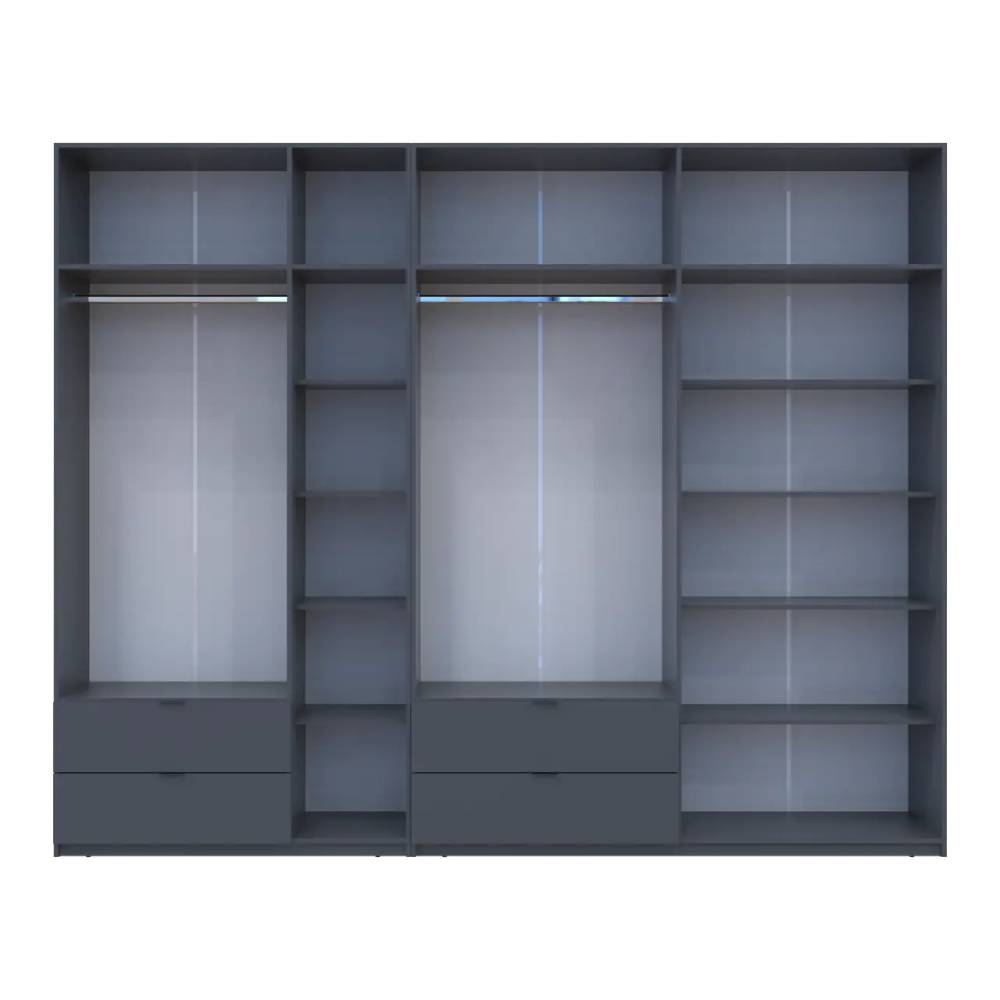 Шкаф для одежды Doros Лукас Графит 3+4 ДСП 300х50х240 DRS-011698 (42005133)