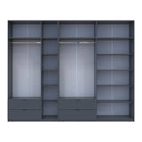 Шкаф для одежды Doros Лукас Графит 3+4 ДСП 300х50х240 DRS-011698 (42005133)