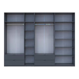 Шкаф для одежды Doros Лукас Графит 3+4 ДСП 315х50х240 DRS-011699 (42005137)