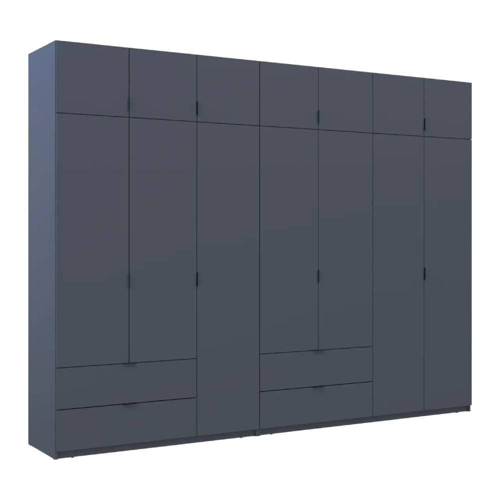 Шкаф для одежды Doros Лукас Графит 3+4 ДСП 280х50х240 DRS-011696 (42005121)