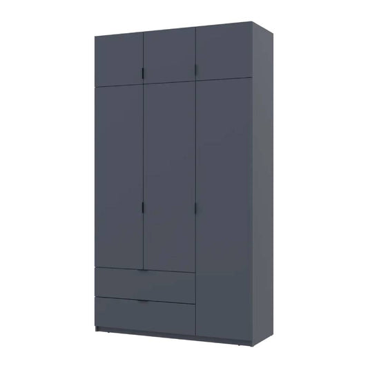 Шкаф для одежды Doros Лукас Графит 3ДСП 135х50х240 DRS-011654 (80737801)