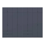 Шкаф для одежды Doros Лукас Графит 4+4 ДСП 320х50х240 DRS-011700 (42005129)