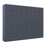 Шкаф для одежды Doros Лукас Графит 4+4 ДСП 320х50х240 DRS-011700 (42005129)