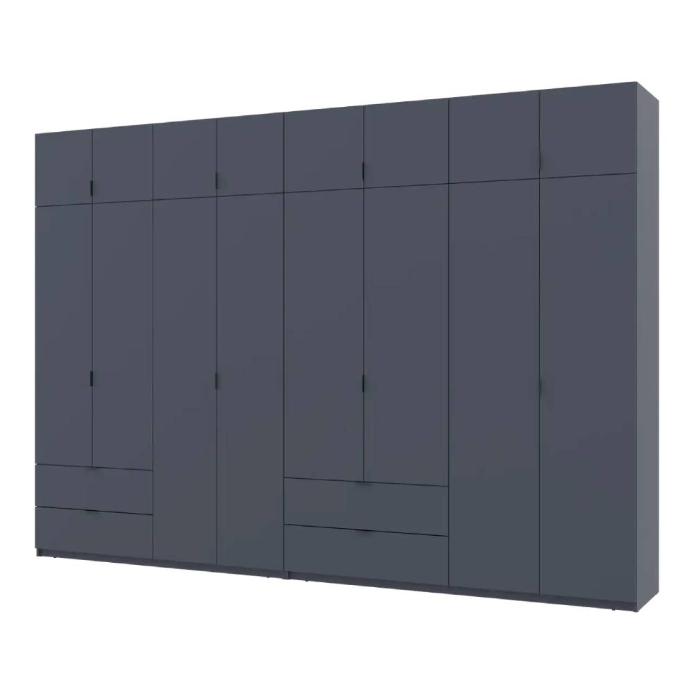 Шкаф для одежды Doros Лукас Графит 4+4 ДСП 340х50х240 DRS-011701 (42005141)