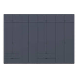 Шкаф для одежды Doros Лукас Графит 4+4 ДСП 340х50х240 DRS-011701 (42005141)