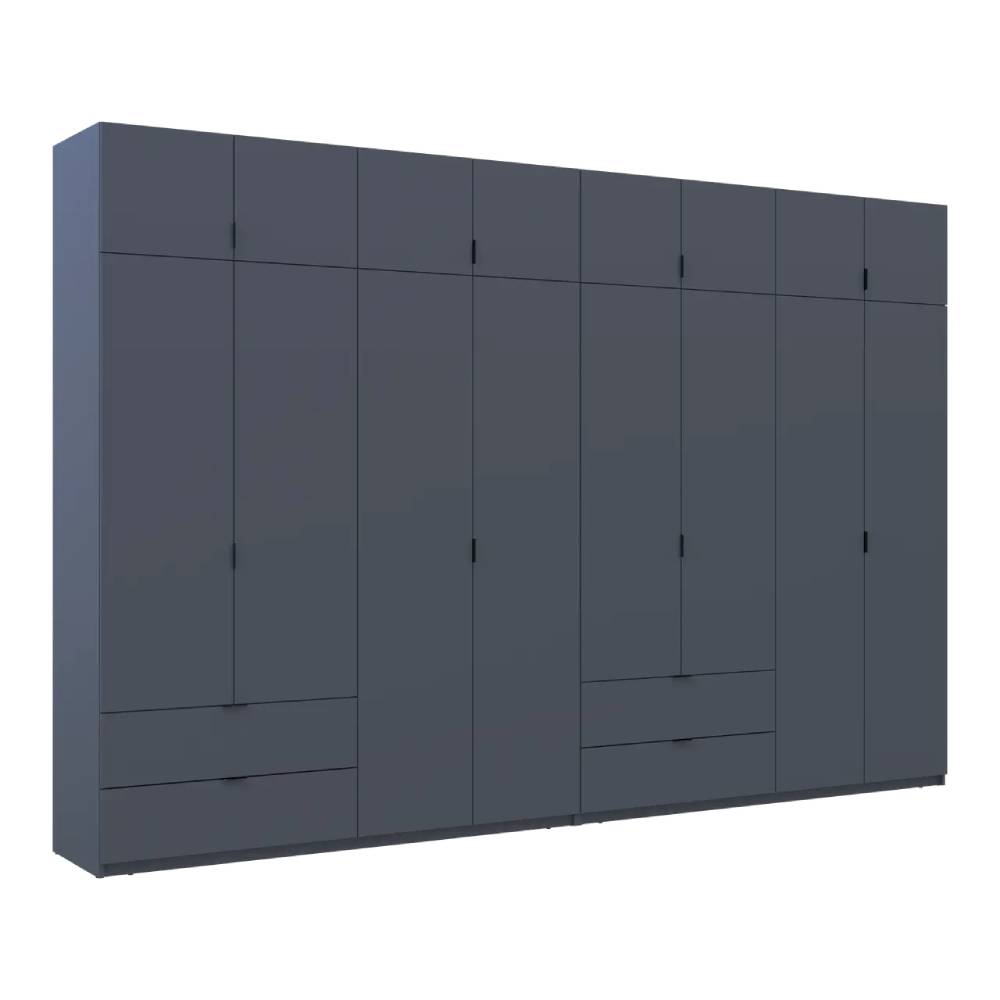 Шкаф для одежды Doros Лукас Графит 4+4 ДСП 360х50х240 DRS-011702 (42005145)