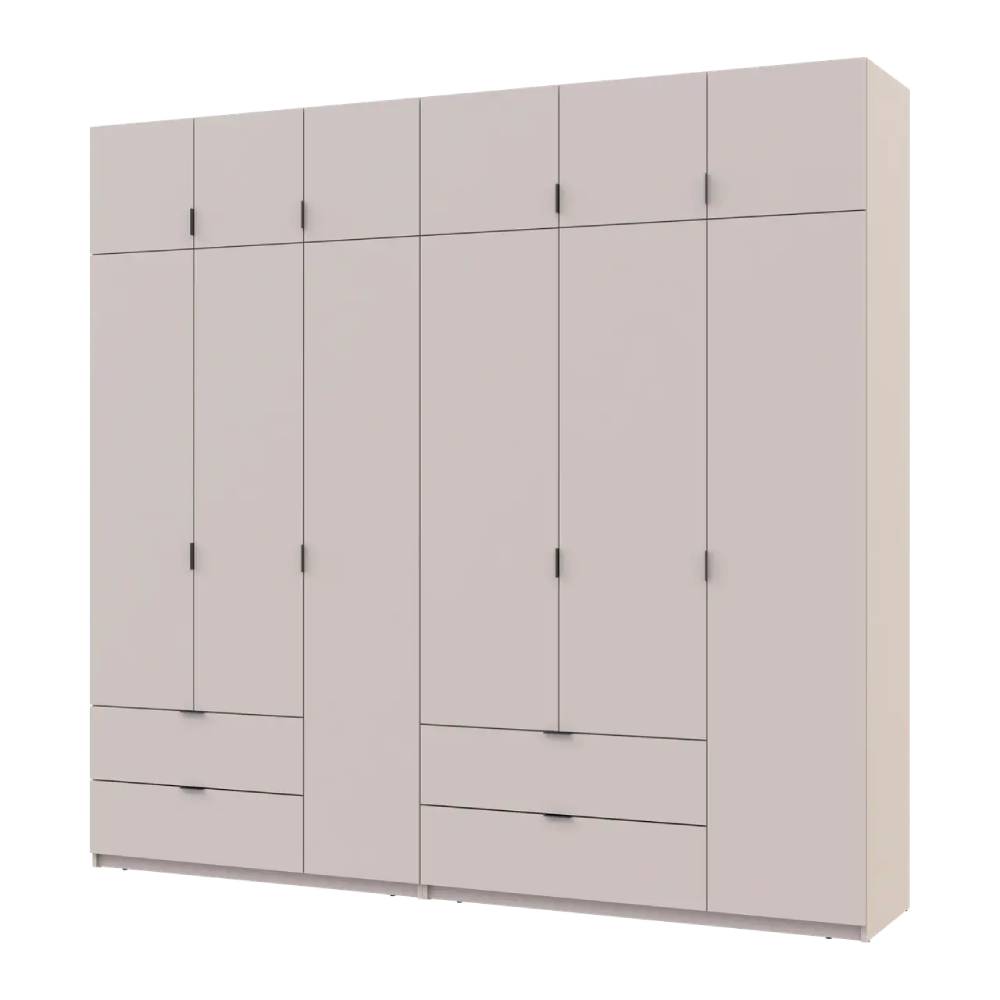 Шкаф для одежды Doros Лукас Кашемир 3+3 ДСП 255х50х240 DRS-011714 (42005112)