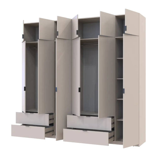 Шкаф для одежды Doros Лукас Кашемир 3+3 ДСП 255х50х240 DRS-011714 (42005112)