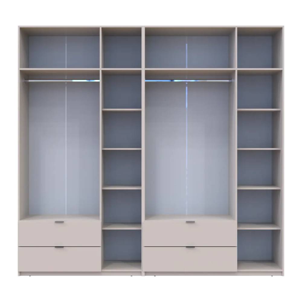 Шкаф для одежды Doros Лукас Кашемир 3+3 ДСП 255х50х240 DRS-011714 (42005112)