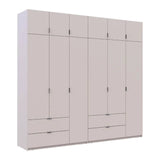 Шкаф для одежды Doros Лукас Кашемир 3+3 ДСП 255х50х240 DRS-011714 (42005112)