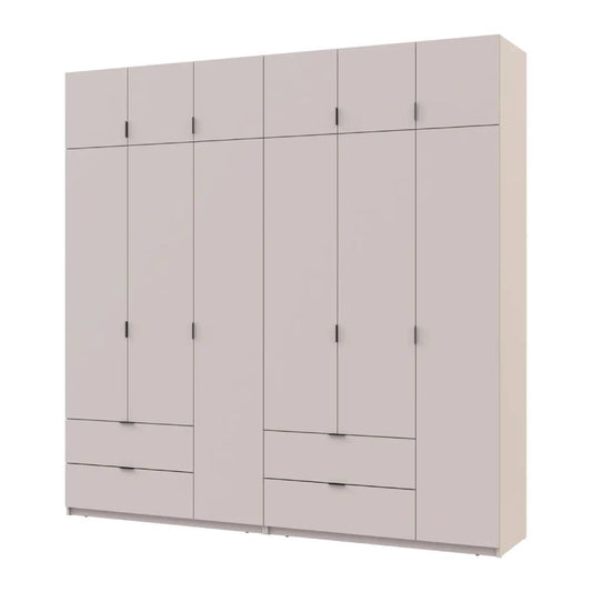 Шкаф для одежды Doros Лукас Кашемир 3+3 ДСП 240х50х240 DRS-011713 (42005108)