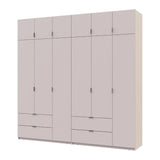 Шкаф для одежды Doros Лукас Кашемир 3+3 ДСП 240х50х240 DRS-011713 (42005108)