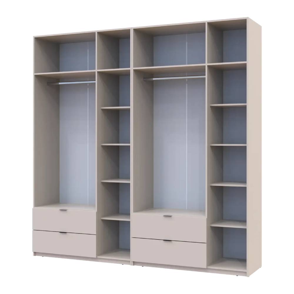 Шкаф для одежды Doros Лукас Кашемир 3+3 ДСП 240х50х240 DRS-011713 (42005108)