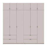 Шкаф для одежды Doros Лукас Кашемир 3+3 ДСП 240х50х240 DRS-011713 (42005108)