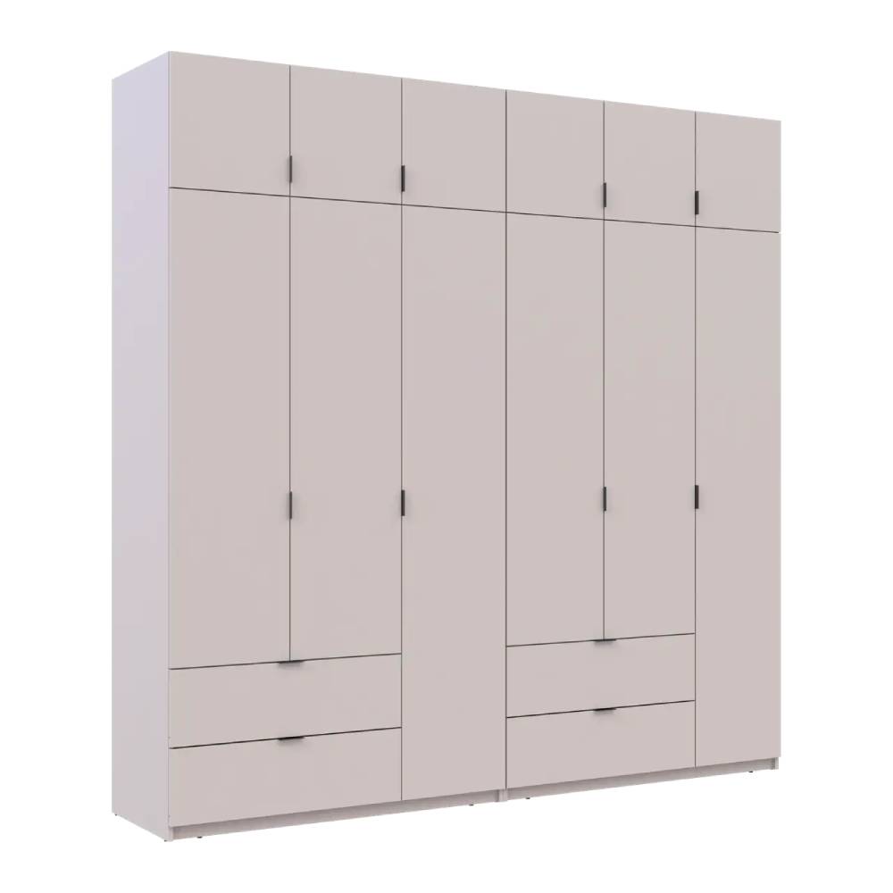 Шкаф для одежды Doros Лукас Кашемир 3+3 ДСП 240х50х240 DRS-011713 (42005108)