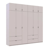 Шкаф для одежды Doros Лукас Кашемир 3+3 ДСП 240х50х240 DRS-011713 (42005108)