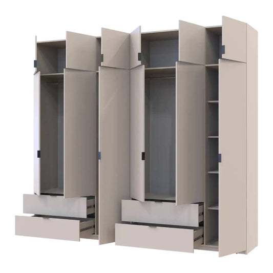 Шкаф для одежды Doros Лукас Кашемир 3+3 ДСП 270х50х240 DRS-011715 (42005116)