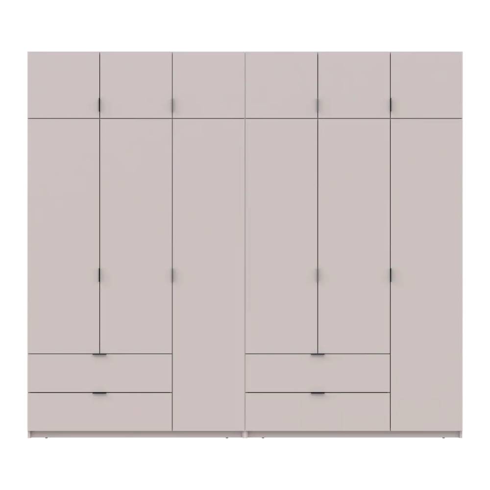 Шкаф для одежды Doros Лукас Кашемир 3+3 ДСП 270х50х240 DRS-011715 (42005116)