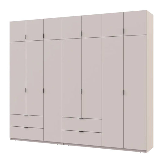 Шкаф для одежды Doros Лукас Кашемир 3+4 ДСП 280х50х240 DRS-011716 (42005120)