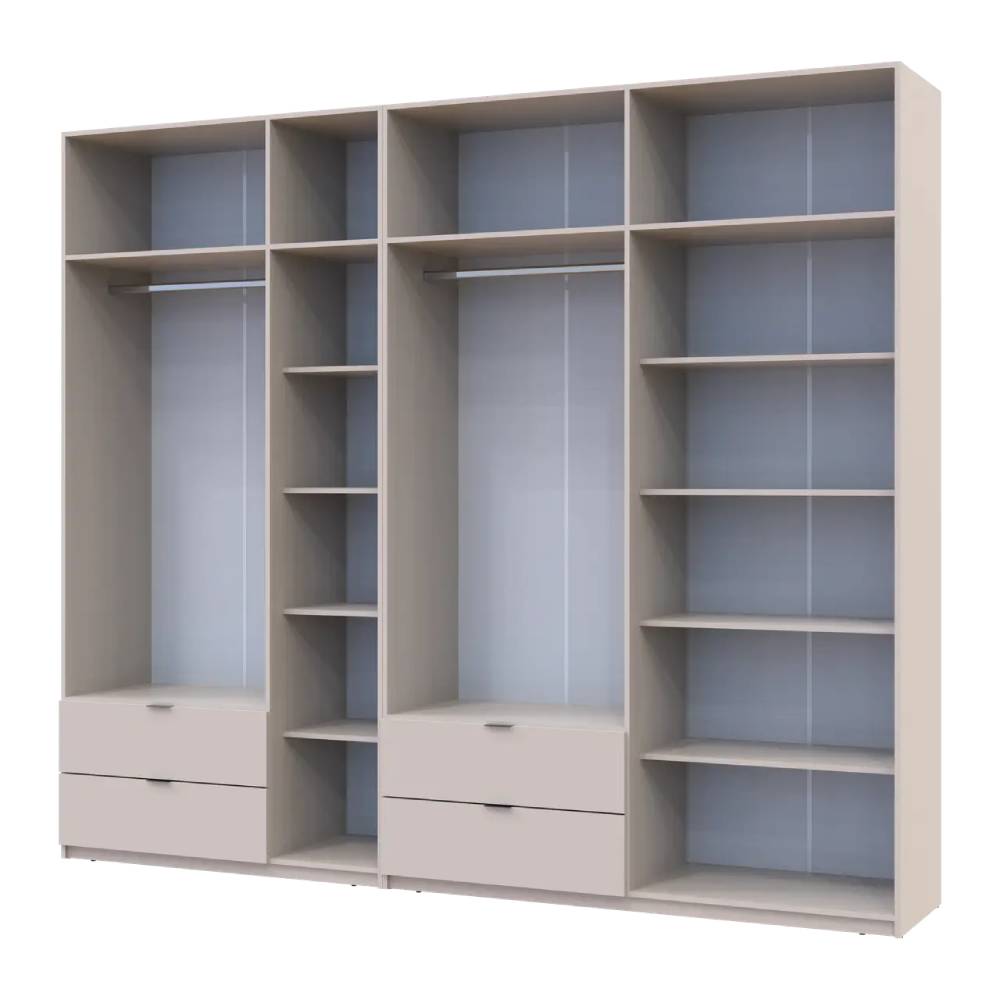 Шкаф для одежды Doros Лукас Кашемир 3+4 ДСП 280х50х240 DRS-011716 (42005120)