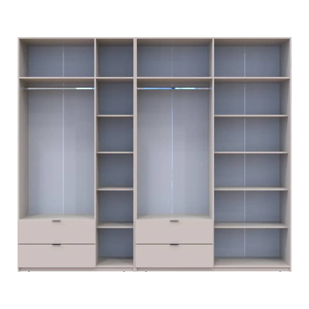 Шкаф для одежды Doros Лукас Кашемир 3+4 ДСП 280х50х240 DRS-011716 (42005120)