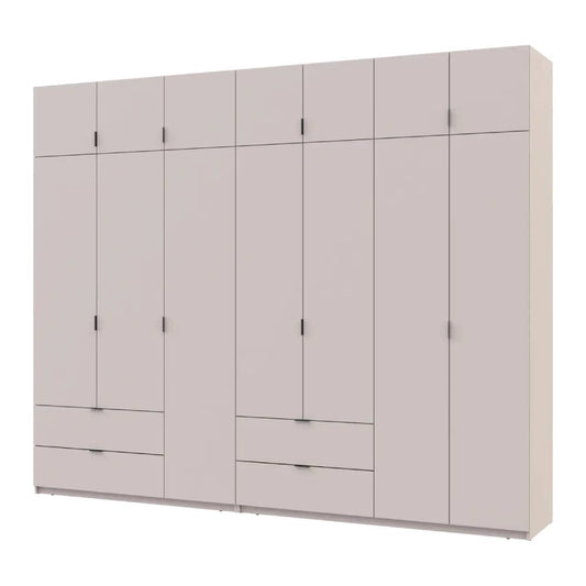 Шкаф для одежды Doros Лукас Кашемир 3+4 ДСП 295х50х240 DRS-011717 (42005124)