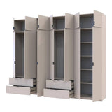 Шкаф для одежды Doros Лукас Кашемир 3+4 ДСП 295х50х240 DRS-011717 (42005124)