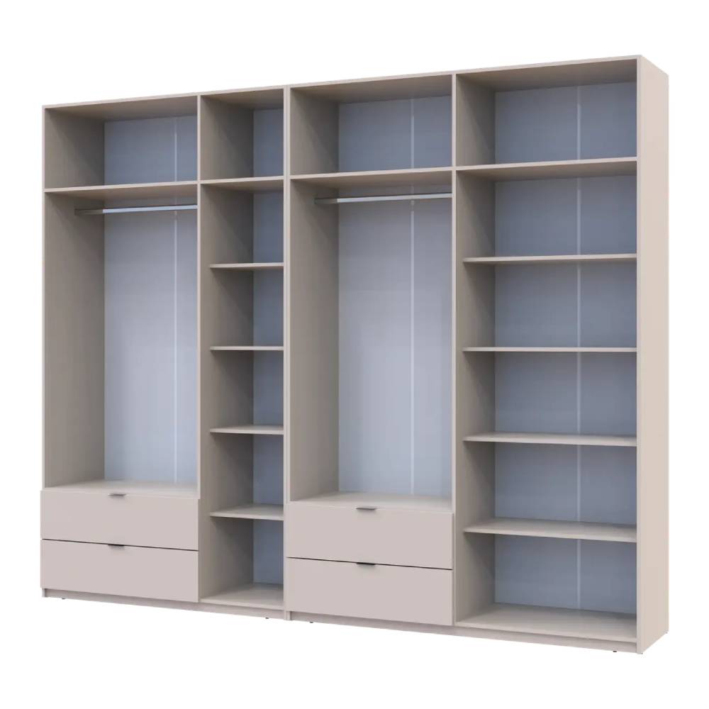 Шкаф для одежды Doros Лукас Кашемир 3+4 ДСП 295х50х240 DRS-011717 (42005124)