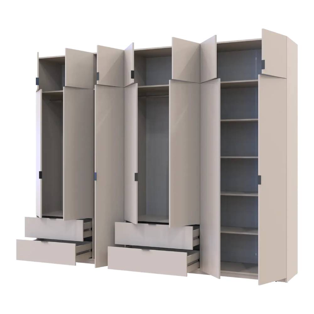 Шкаф для одежды Doros Лукас Кашемир 3+4 ДСП 300х50х240 DRS-011718 (42005132)