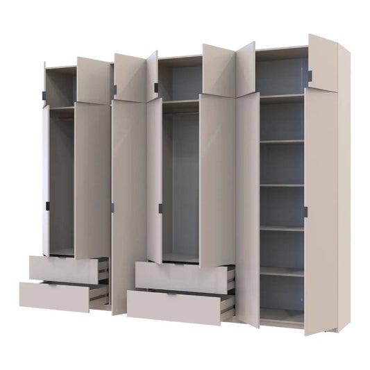 Шкаф для одежды Doros Лукас Кашемир 3+4 ДСП 300х50х240 DRS-011718 (42005132)