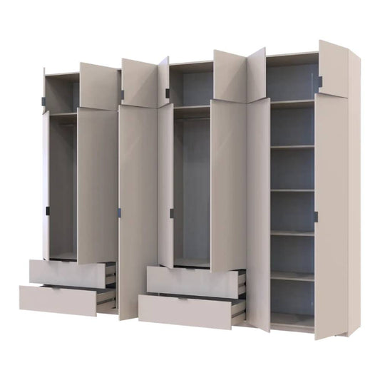 Шкаф для одежды Doros Лукас Кашемир 3+4 ДСП 315х50х240 DRS-011719 (42005136)