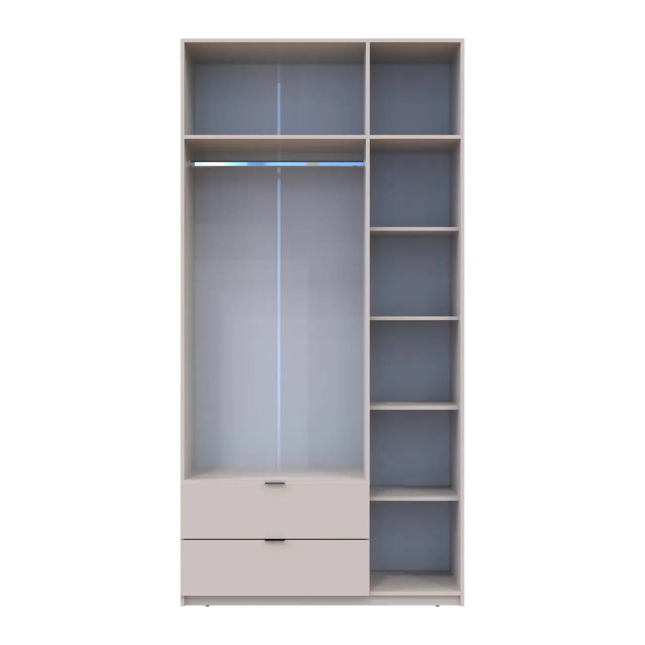 Шкаф для одежды Doros Лукас Кашемир 3ДСП 120х50х240 DRS-011653 (80737798)