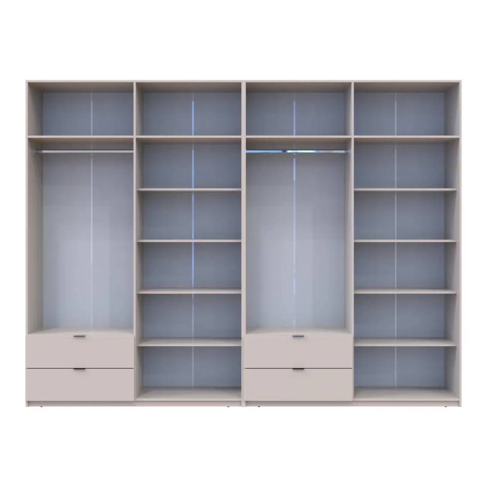 Шкаф для одежды Doros Лукас Кашемир 4+4 ДСП 320х50х240 DRS-011720 (42005128)