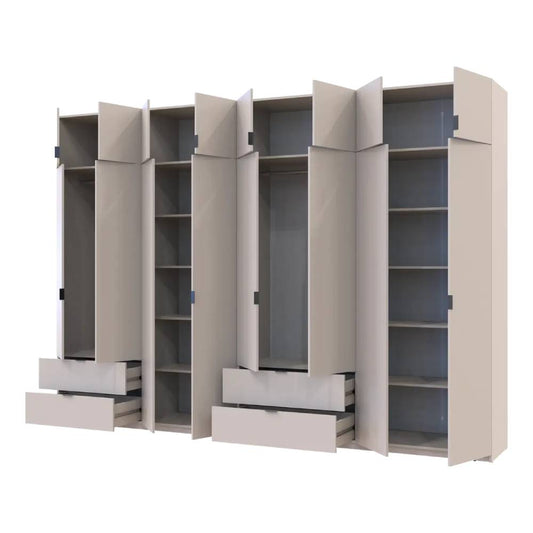 Шкаф для одежды Doros Лукас Кашемир 4+4 ДСП 340х50х240 DRS-011721 (42005140)