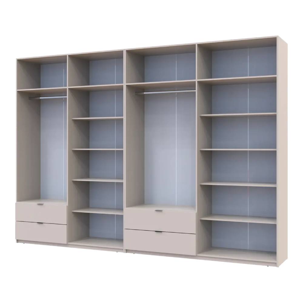 Шкаф для одежды Doros Лукас Кашемир 4+4 ДСП 340х50х240 DRS-011721 (42005140)