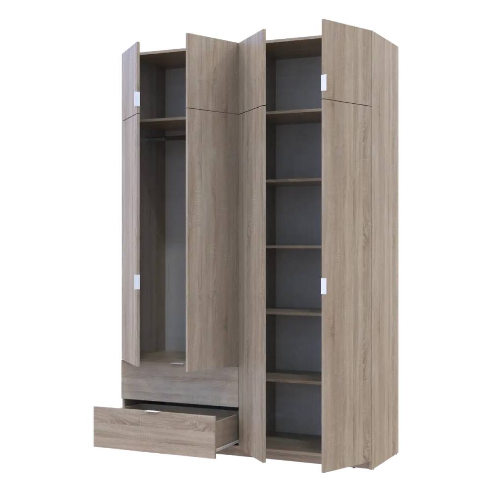 Шкаф для одежды Doros Лукас Дуб Сонома 160х50х240 DRS-011619 (80737730)