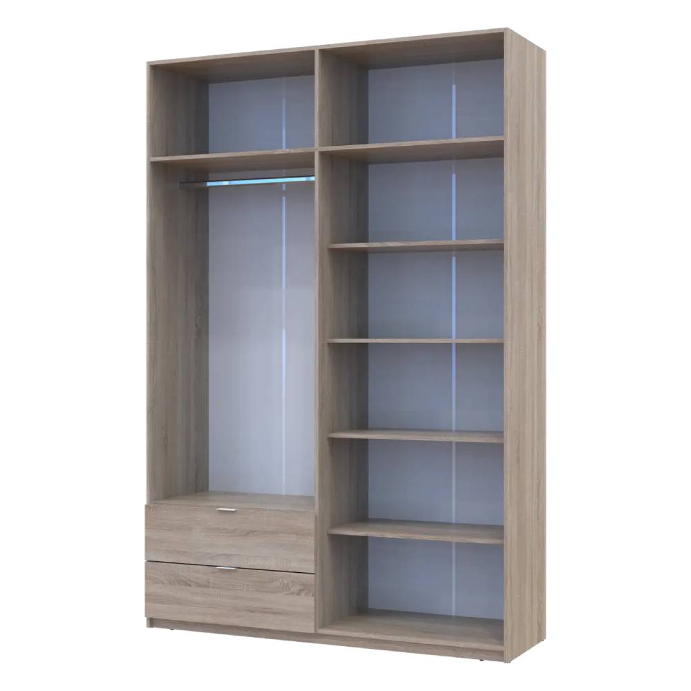 Шкаф для одежды Doros Лукас Дуб Сонома 160х50х240 DRS-011619 (80737730)