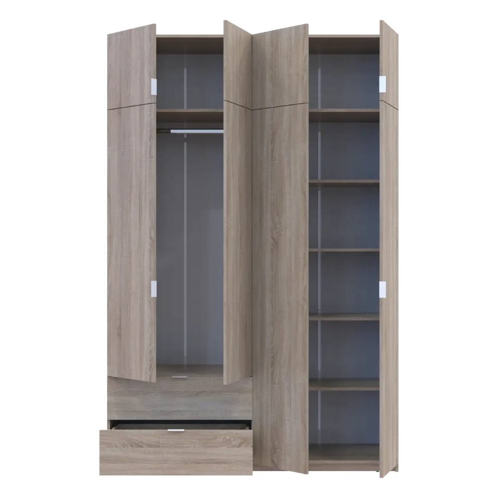 Шкаф для одежды Doros Лукас Дуб Сонома 160х50х240 DRS-011619 (80737730)