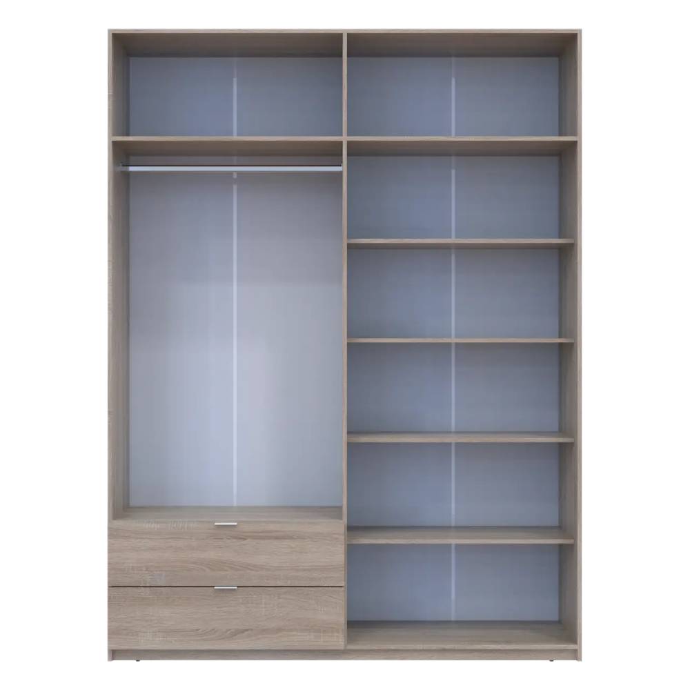 Шкаф для одежды Doros Лукас Дуб Сонома 180х50х240 DRS-011620 (80737731)