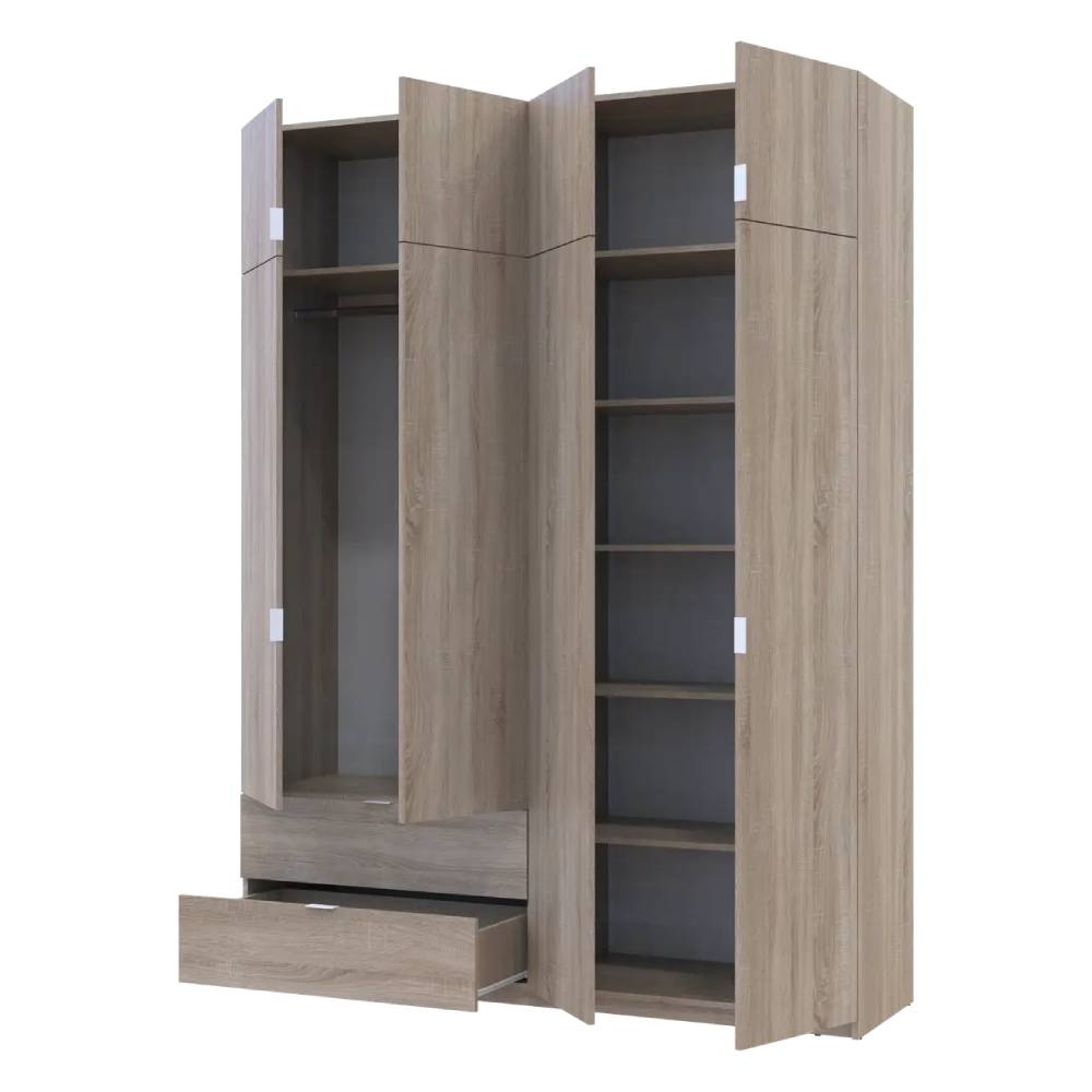 Шкаф для одежды Doros Лукас Дуб Сонома 180х50х240 DRS-011620 (80737731)