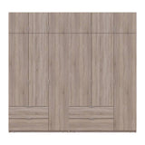 Шкаф для одежды Doros Лукас Дуб сонома 3+3 ДСП 255х50х240 DRS-011704 (42005111)