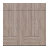 Шкаф для одежды Doros Лукас Дуб сонома 3+3 ДСП 240х50х240 DRS-011703 (42005107)