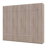 Шкаф для одежды Doros Лукас Дуб сонома 3+4 ДСП 280х50х240 DRS-011706 (42005119)
