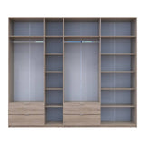 Шкаф для одежды Doros Лукас Дуб сонома 3+4 ДСП 280х50х240 DRS-011706 (42005119)