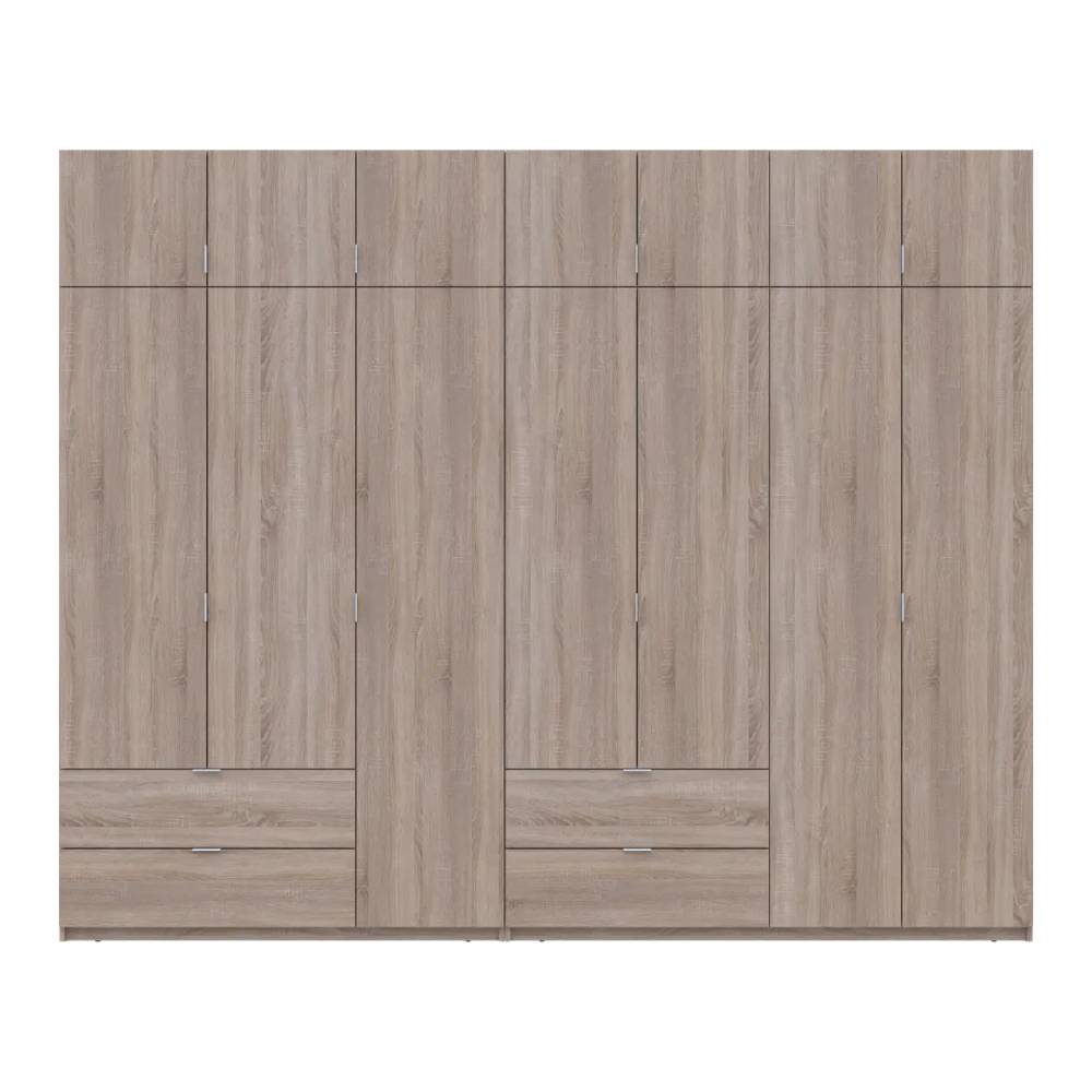 Шкаф для одежды Doros Лукас Дуб сонома 3+4 ДСП 295х50х240 DRS-011707 (42005123)