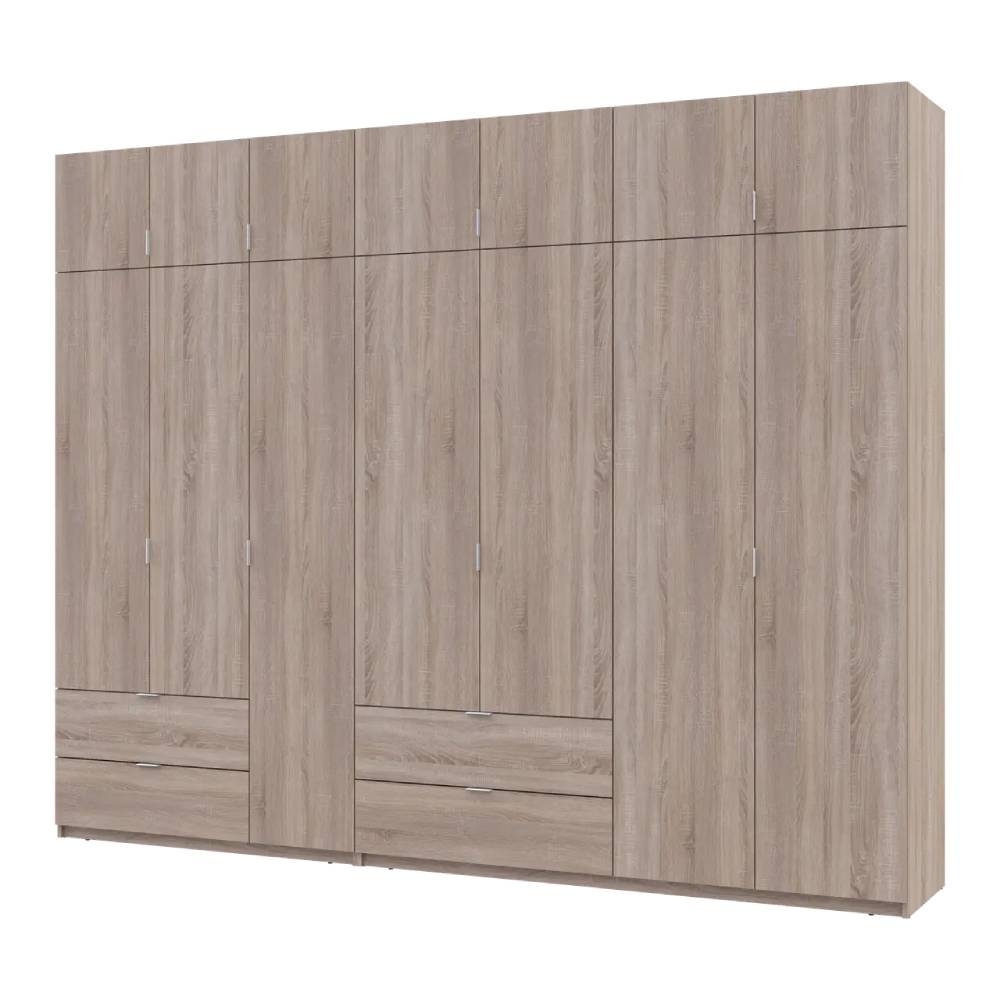 Шкаф для одежды Doros Лукас Дуб сонома 3+4 ДСП 300х50х240 DRS-011708 (42005131)